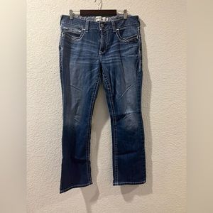 R.E.A.L. Mid Rise Stretch Entwined Boot Cut Jean